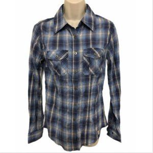 Carhartt Shirt XS Button Front Plaid Long Sleeve